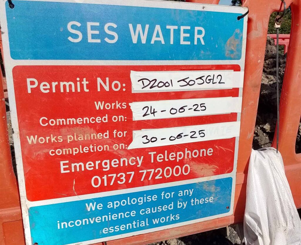 SES Water DZ001J0JGL2 notice